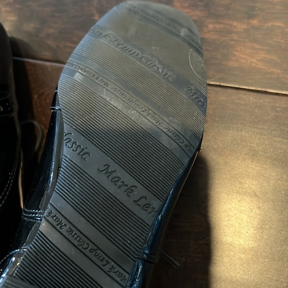 Walking cradles Mark Lemp black patent leather shoe 8 - Picture 10 of 14